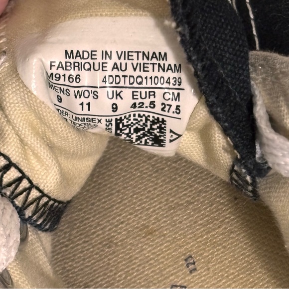 Converse All Star Black Low Top Sneakers Size 9 - Picture 4 of 4